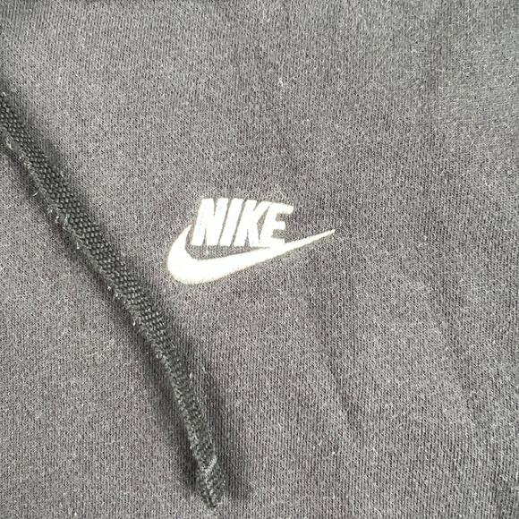 Nike Side Swoosh Essential Boxy Sports Hoodie Mens Small Faded Black BV2654-010 - Picture 2 of 10